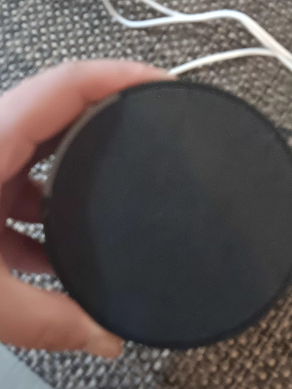 Portable Round Black Bluetooth Speaker